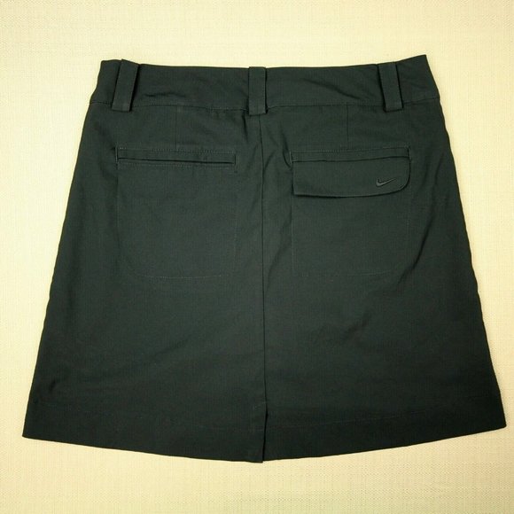 Nike Golf Dri Fit Modern Rise Tech Skort Women's Size 4 Black Zip Pockets - Picture 2 of 9